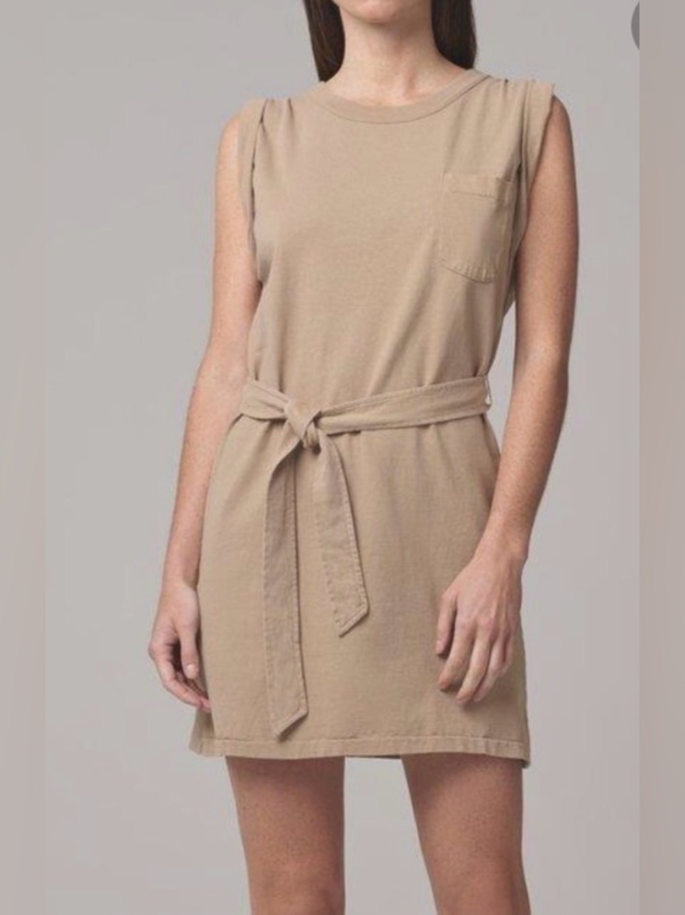 Citizens of Humanity Dress Women’s XS Tan 100% Cotton